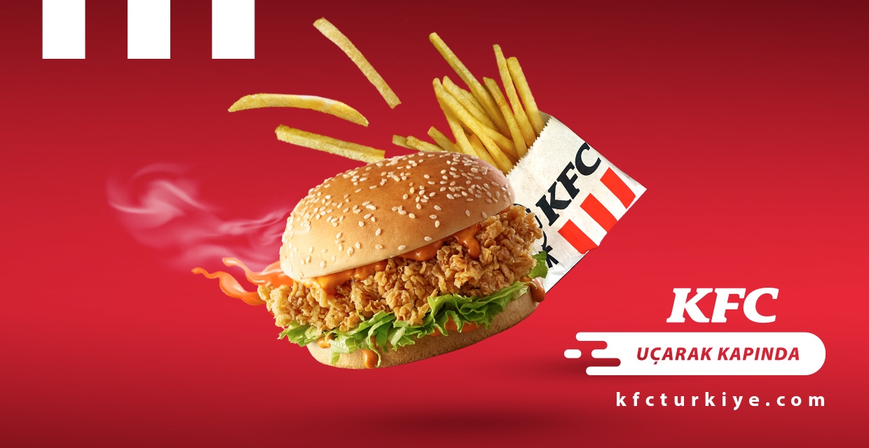 KFC Türkiye E-Ticaret Sitesi Header